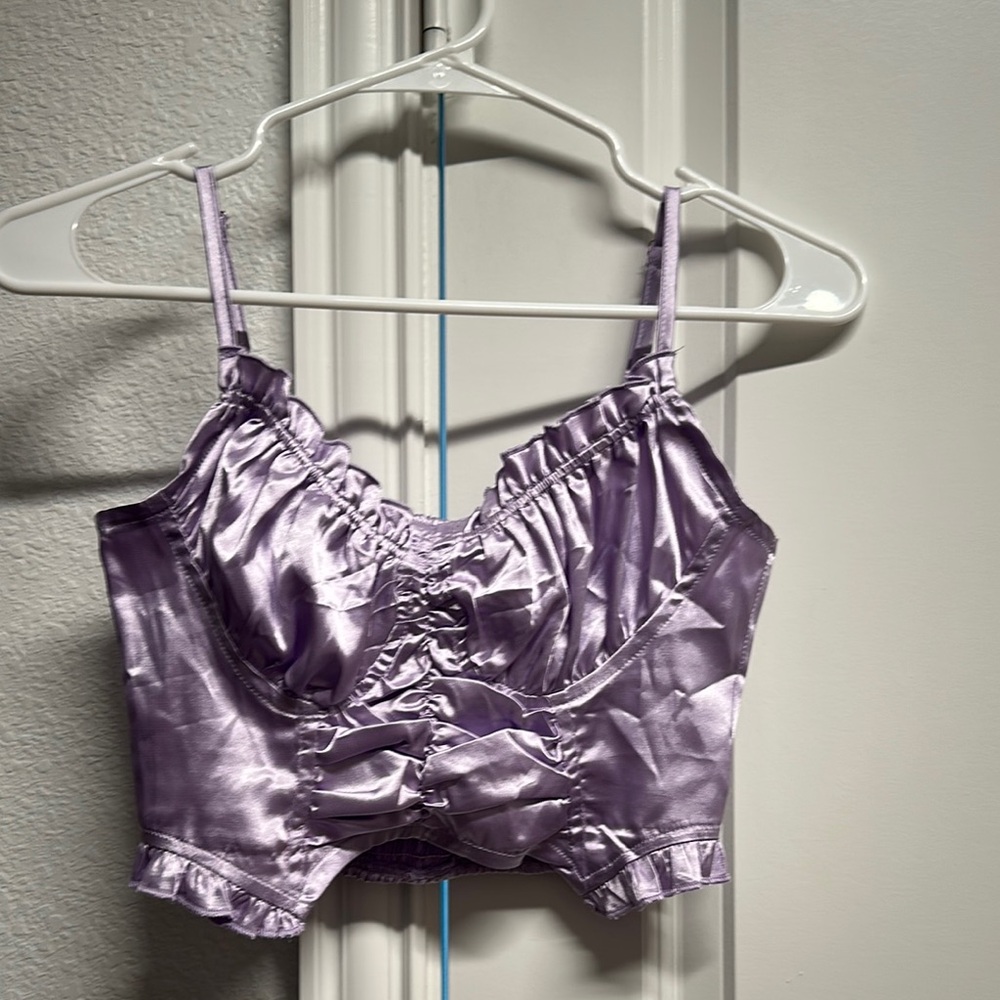 Princess polly satin crop top